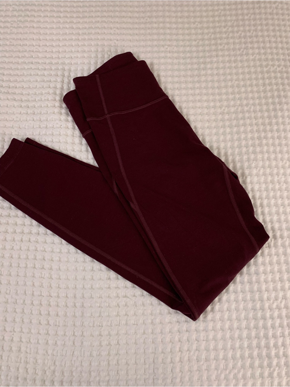 allbirds Women's Deep Maroon Performance Leggings Size Small
